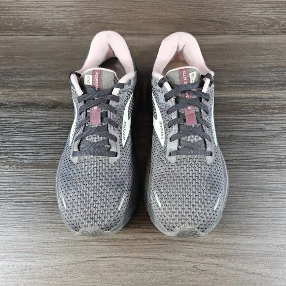 Brooks Adrenaline 22 GTS Rose Gray Shoes Sneakers 1203531B015 - Women's Size 10 - Picture 10 of 16